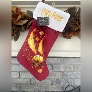 Harry Potter Golden Snitch Christmas Stocking Holiday Universal Wizarding World